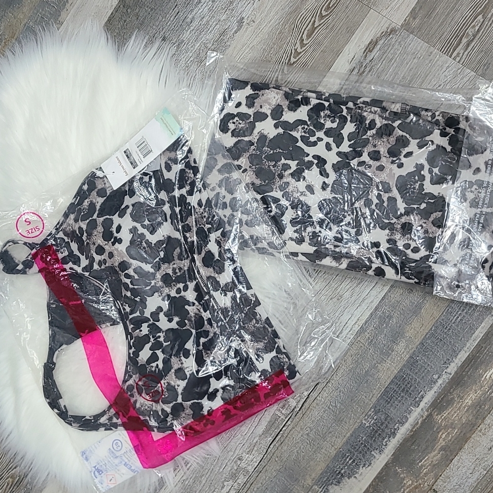 Balance Collection Leopard Print Activewear Set - Small - Picture 4 of 8